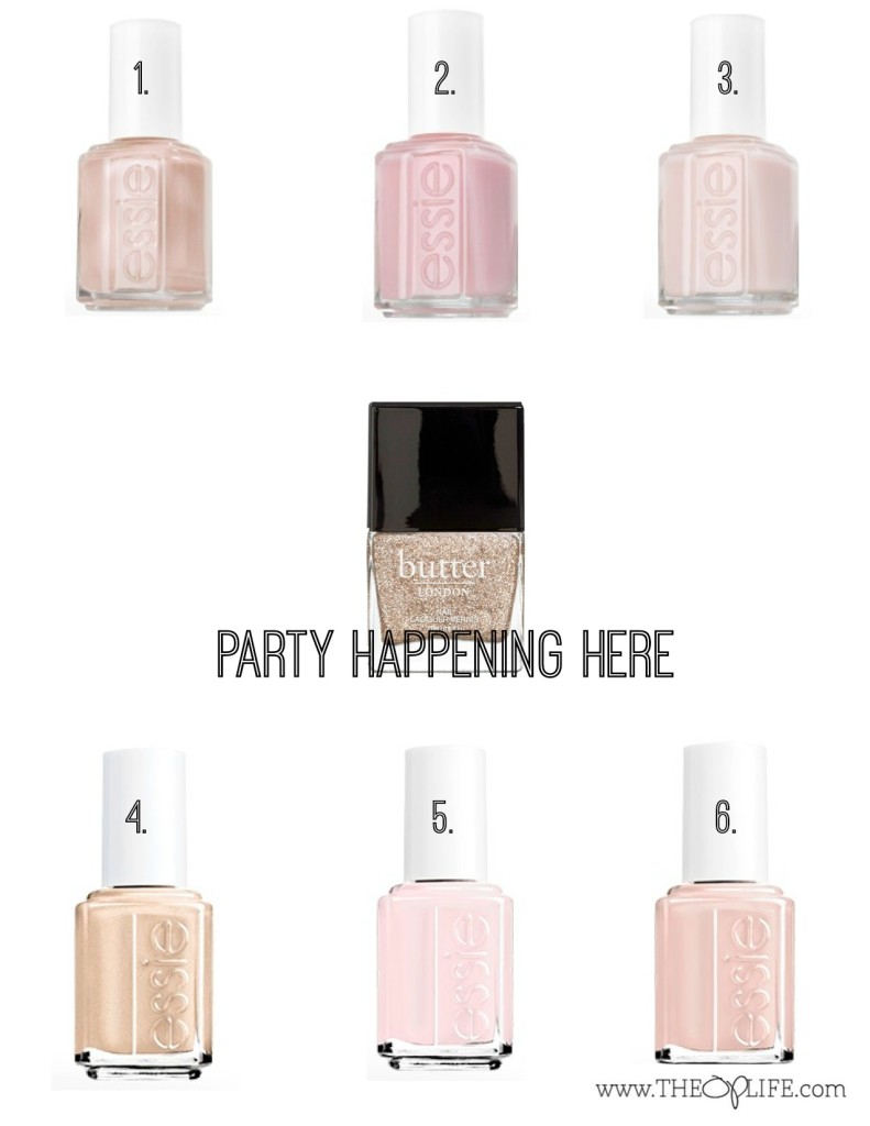 Nude Nail with a Party - The OP Life