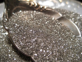 silver glitter