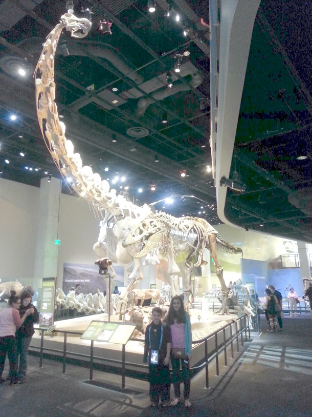 Giant Dino at Perot Museum
