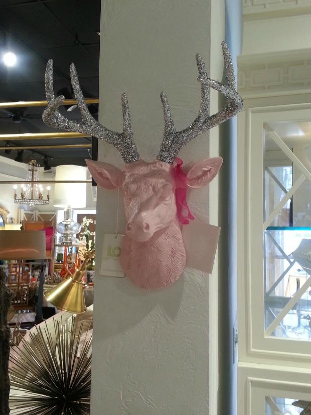 Pink and Silver Deer Head - The OP Life