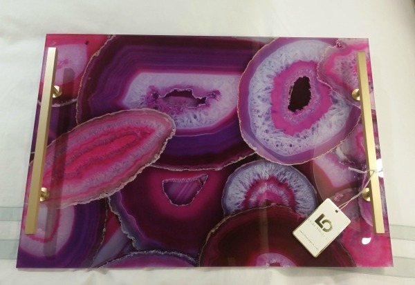 Magenta Agate Tray Luxe Objects The OP Life