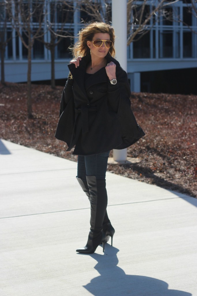 Over the knee boots with cape The OP Life 5