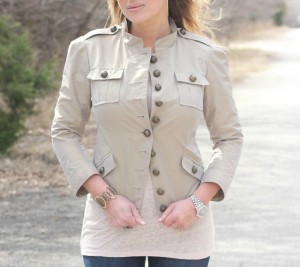 Nicole Miller Military Jacket
