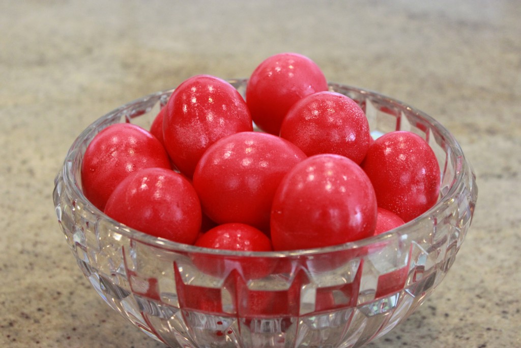 Greek Orthodox Red Easter Eggs