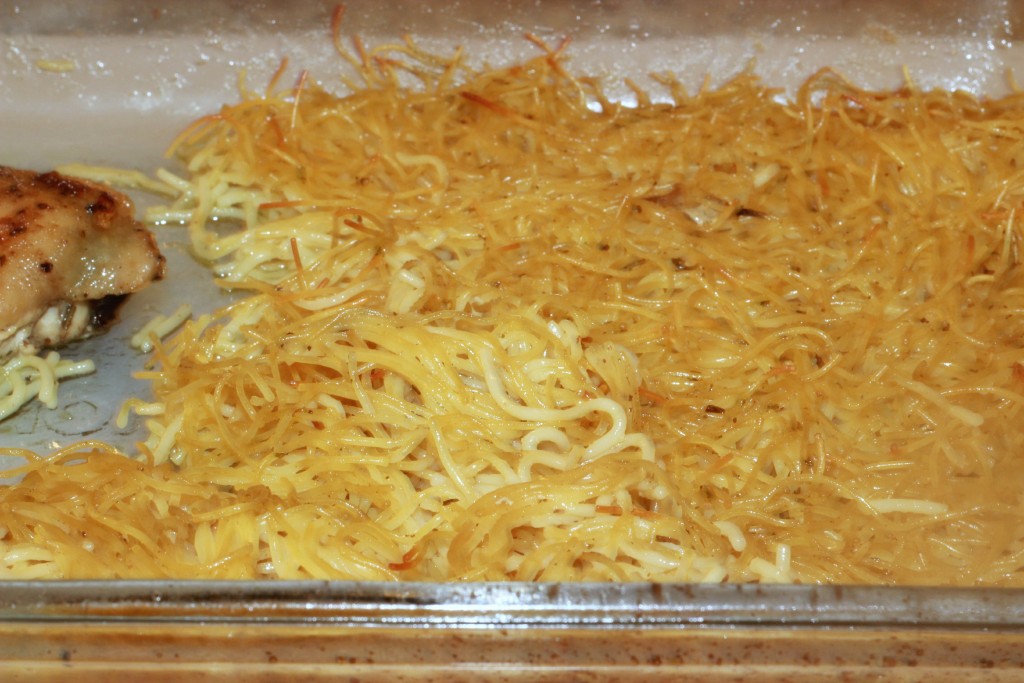Baked Chicken and Angel Hair 7