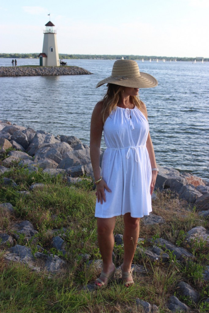 Target Hat White Dress Island Dressing 8
