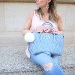 What To Wear:  Blue Bags