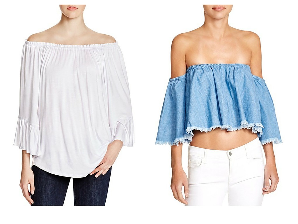Off The Shoulder Tops w Statement Earrings TheOPLife.com