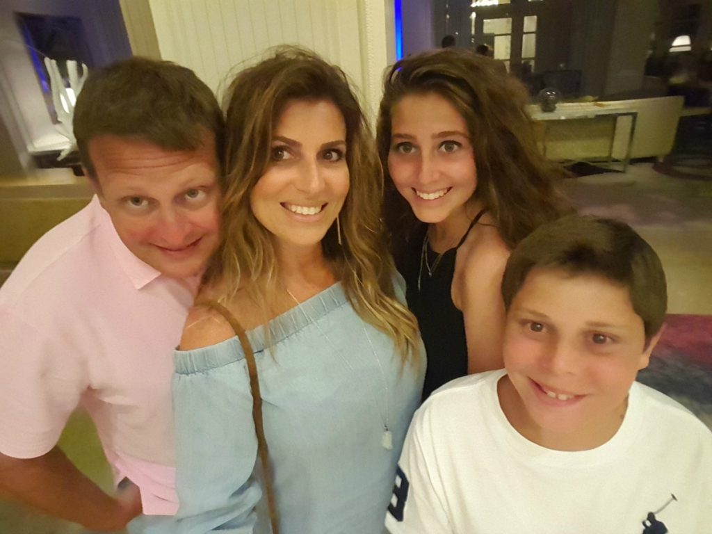 Family Selfie Postcard from Grand Cayman