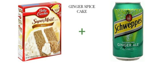 2 ingredient cake The OP Life Ginger Spice Cake