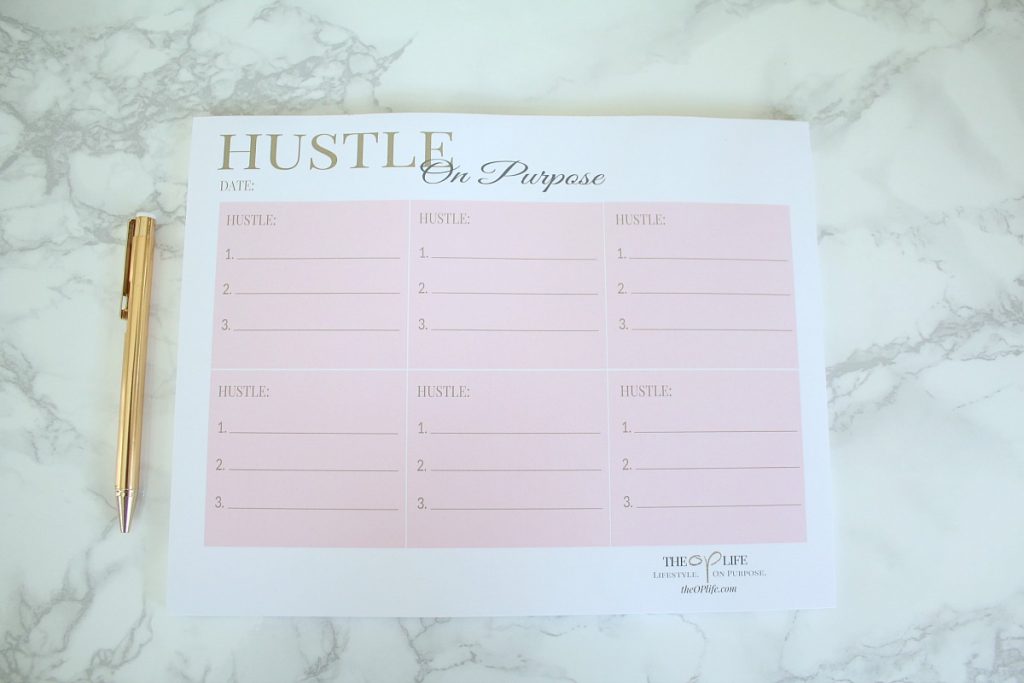 Hustle On Purpose Lifestyle Notepads Large