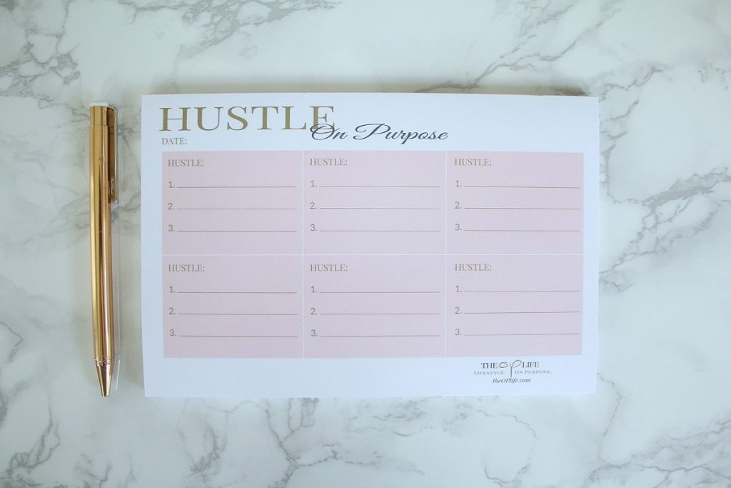 Hustle On Purpose Lifestyle Notepads Small
