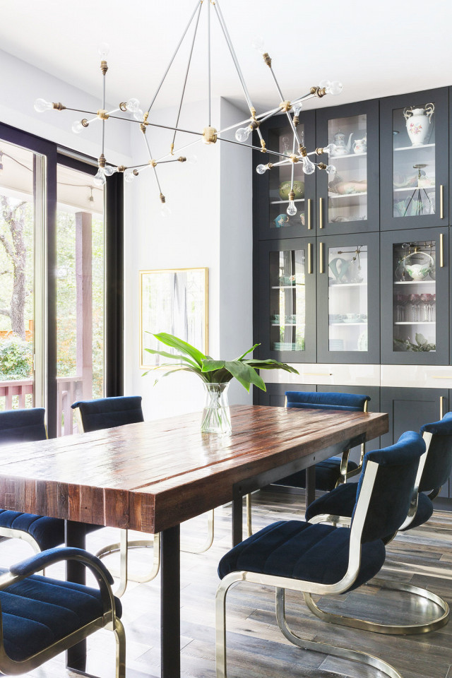 this-bright-jewel-toned-home-is-the-perfect-pick-me-up- dining room sets